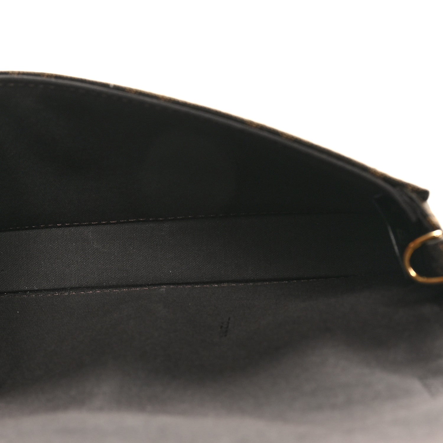 Fendi Fabric Jacquard Vitello Grace FF 1974 Fendigraphy Wallet On Chain Tobacco Moro Ebano 2 of 10