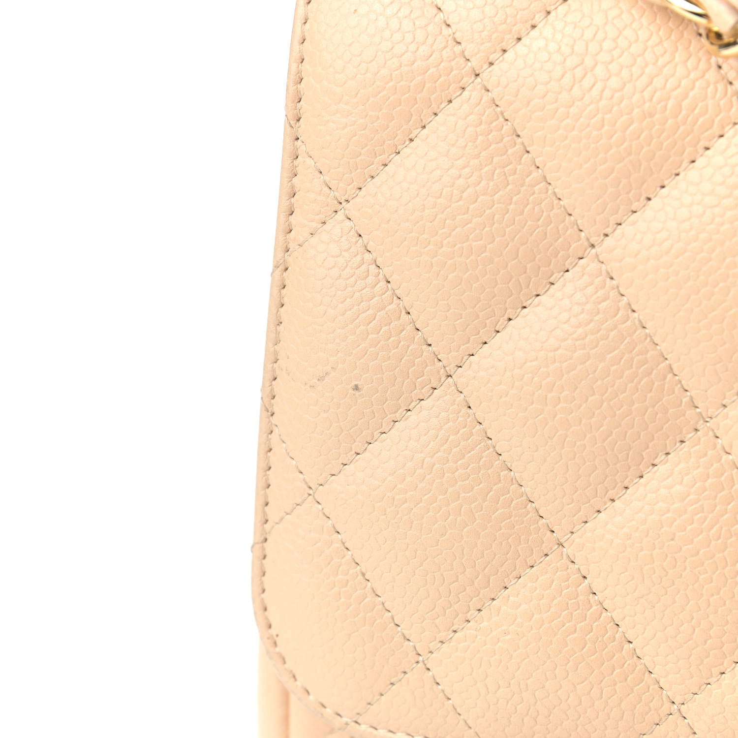 Chanel Caviar Quilted Jumbo Double Flap Beige Clair 14 of 19