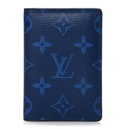 Louis Vuitton Taigarama Pocket Organizer NM Cobalt 1 of 7