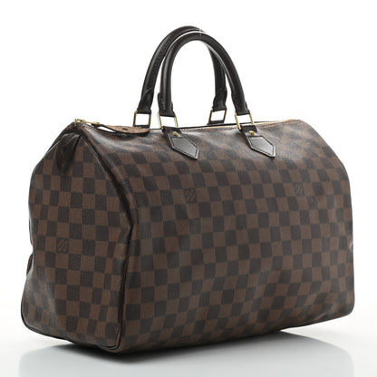 Louis Vuitton Damier Ebene Speedy 35 3 of 8