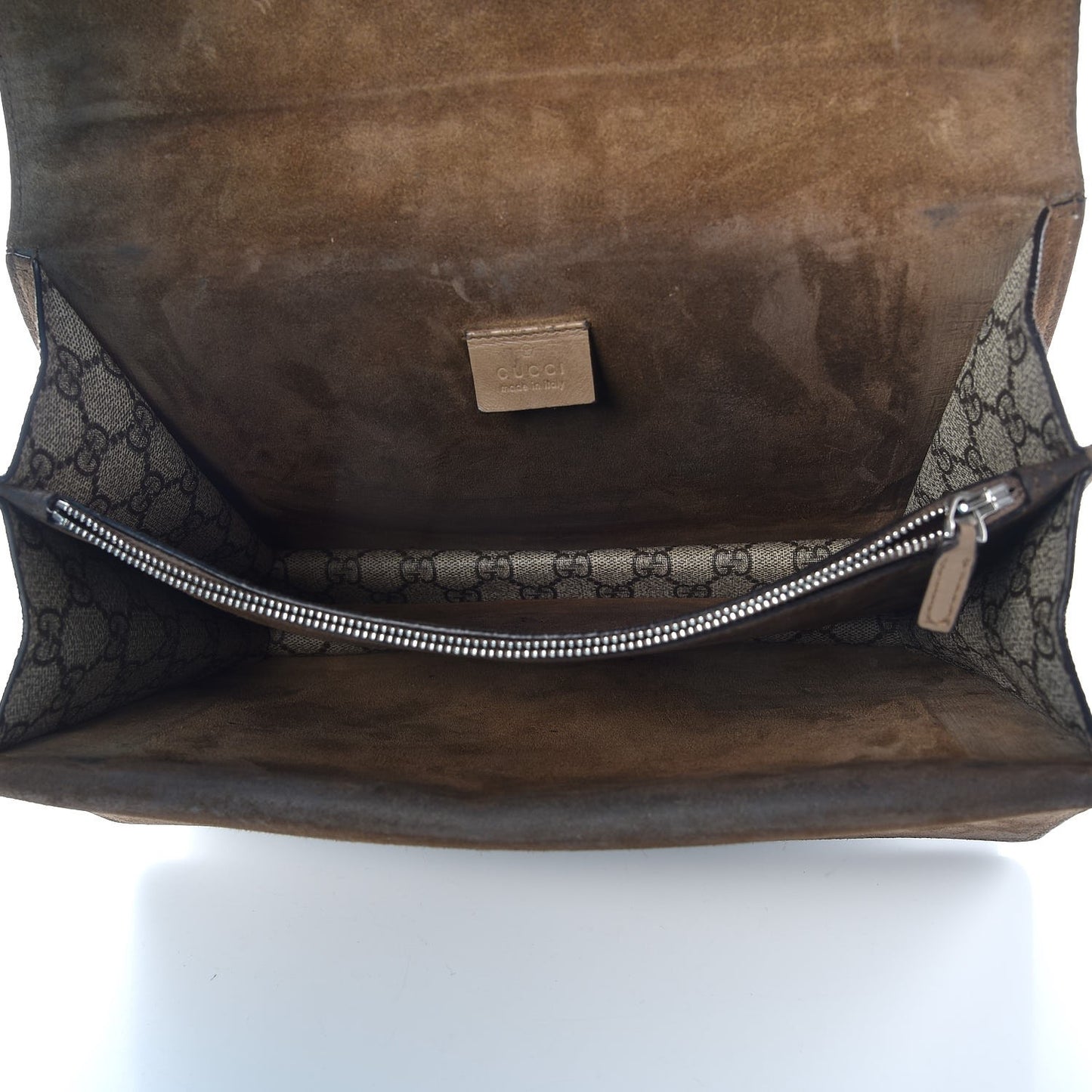 GG Supreme Monogram Medium Dionysus Shoulder Bag Taupe