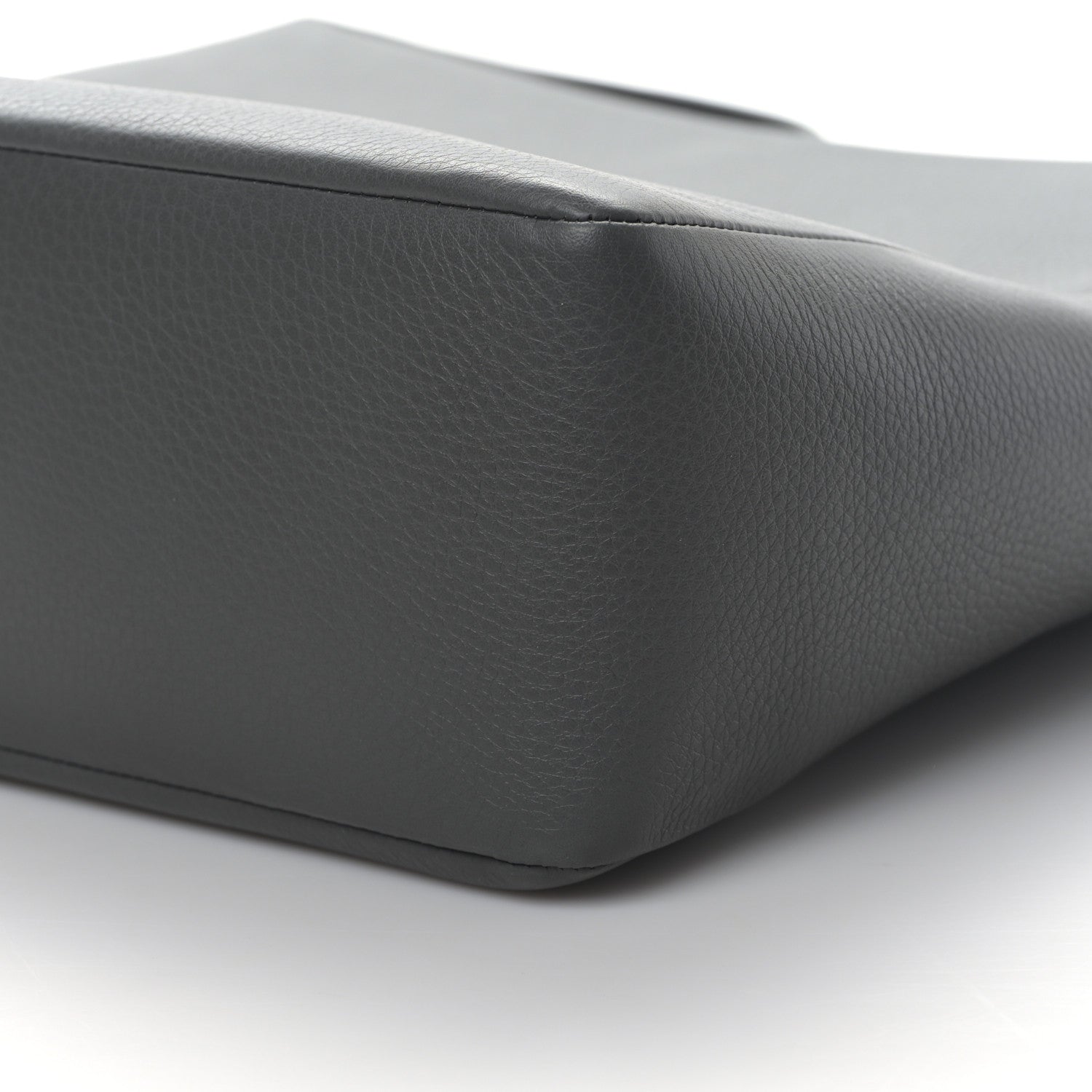 The Row Grained Calfskin Piper Hobo Charcoal 8 of 8