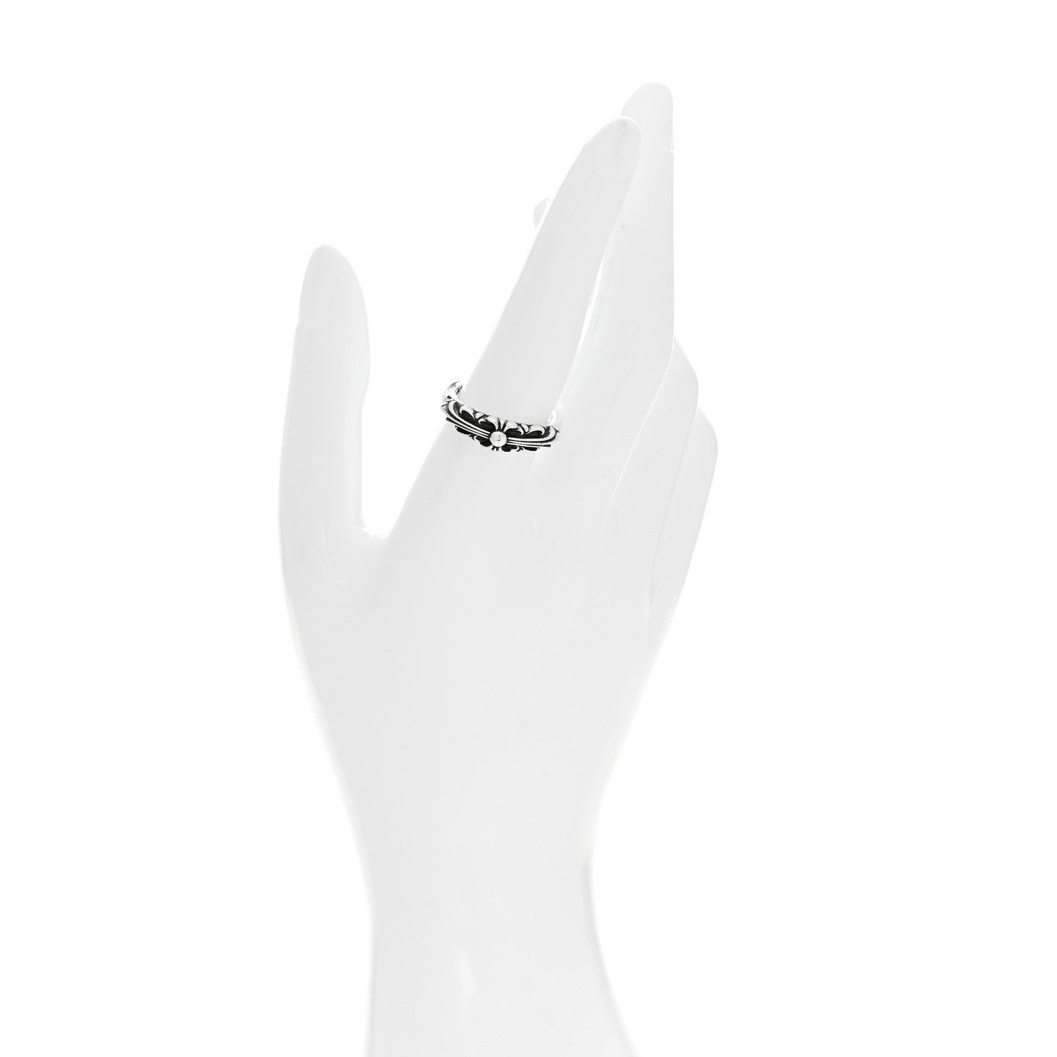 Chrome Hearts Baby Floral Cross Ring 57 8 1762896 – FASHIONPHILE