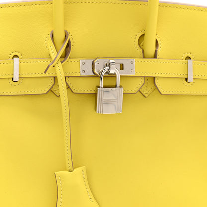 Hermes Swift Birkin 25 Lime 8 of 10