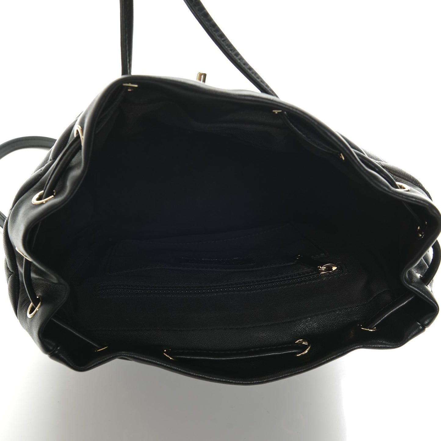 Lambskin Quilted Small Urban Spirit Backpack Black