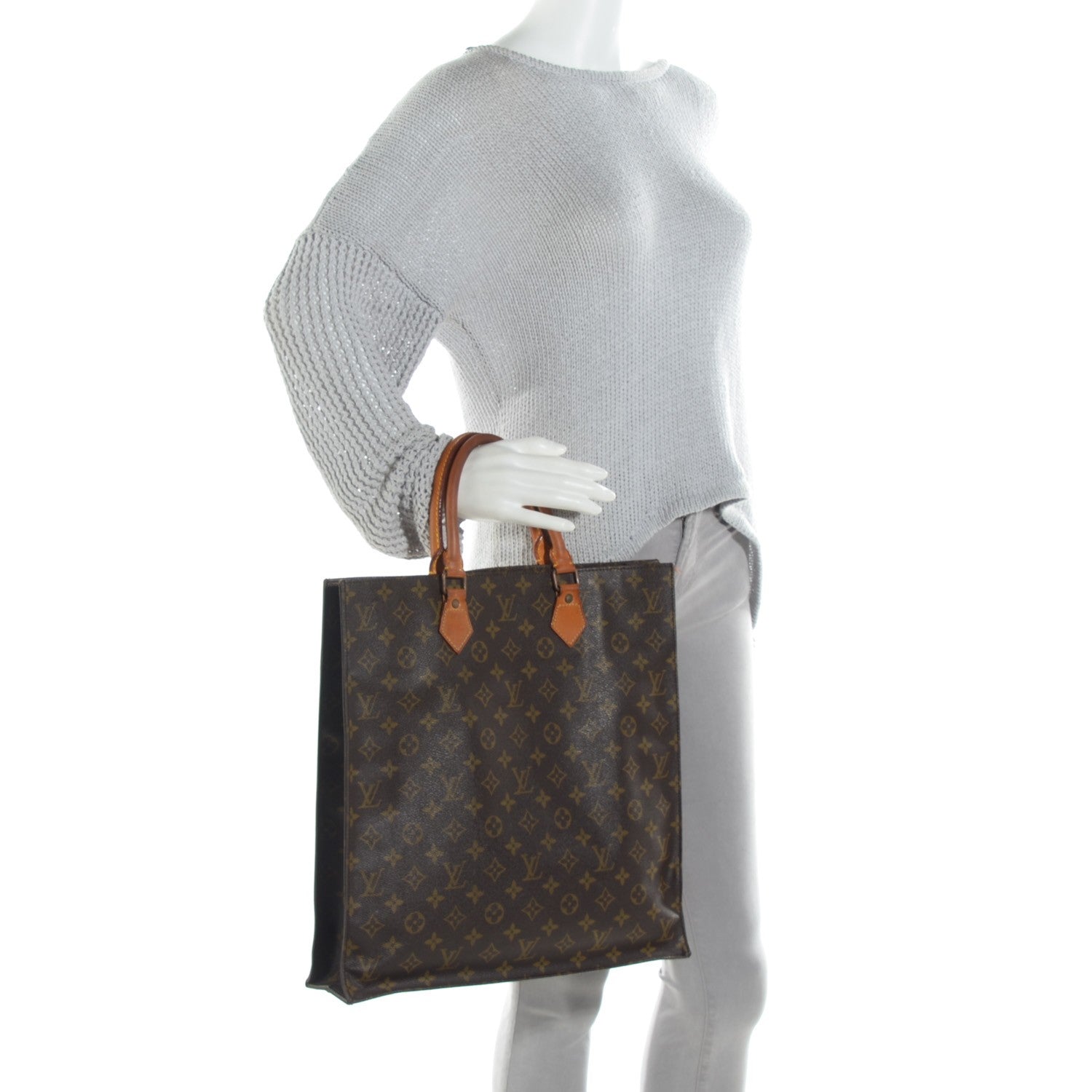 Louis Vuitton Monogram Sac Plat 2 of 9