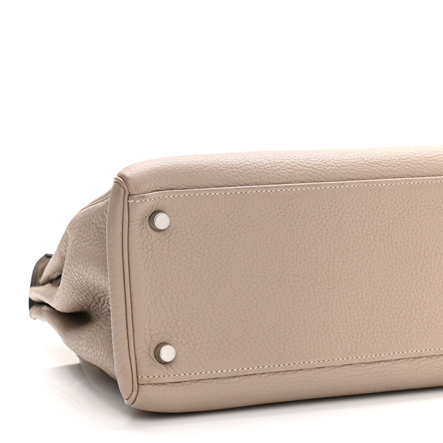 Hermes Taurillon Clemence Kelly Retourne 32 Gris Tourterelle 10 of 14