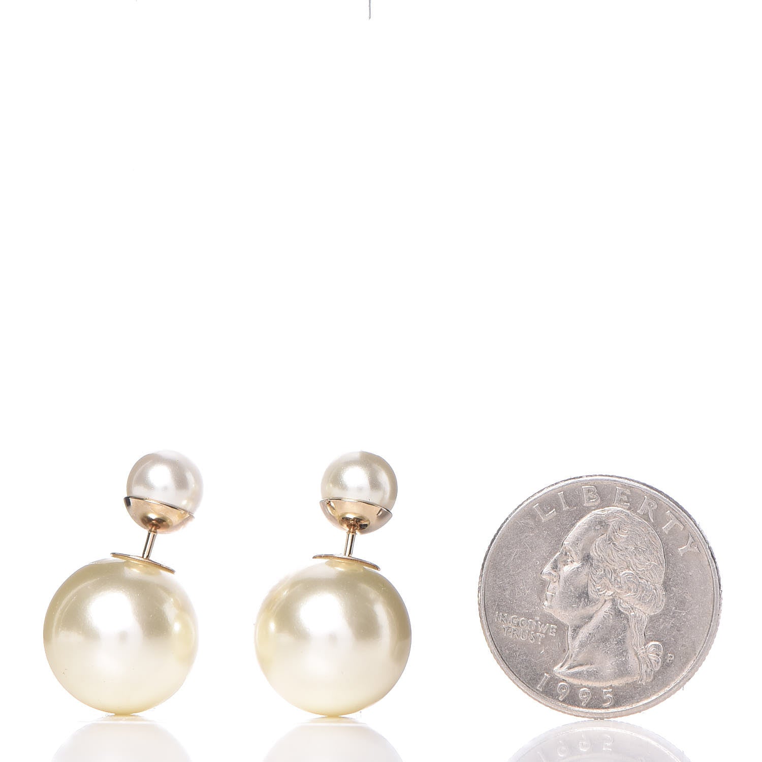 Christian Dior Pearl Mise En Dior Tribal Earrings 2 of 3