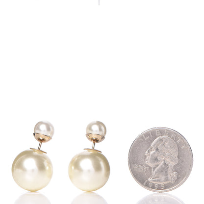 Christian Dior Pearl Mise En Dior Tribal Earrings 2 of 3