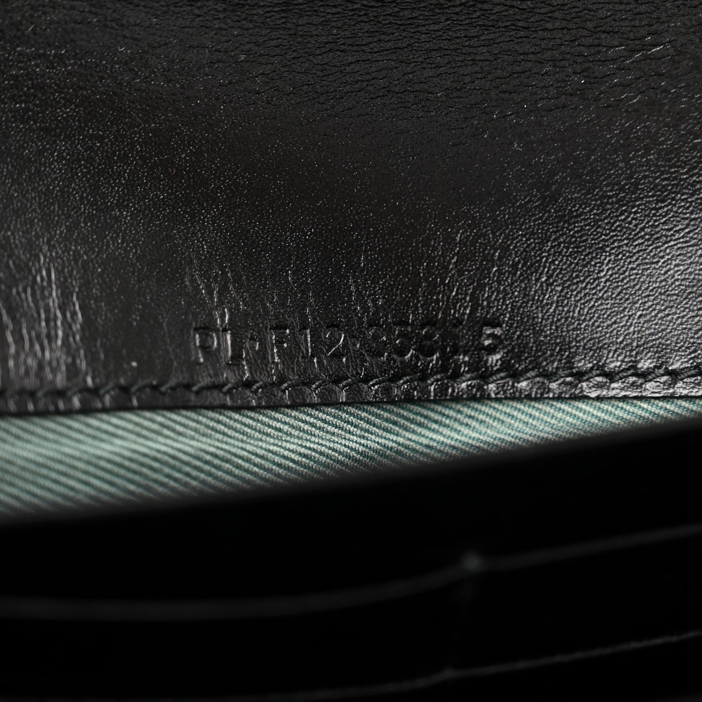 Calfskin Serpenti Forever Wallet Black