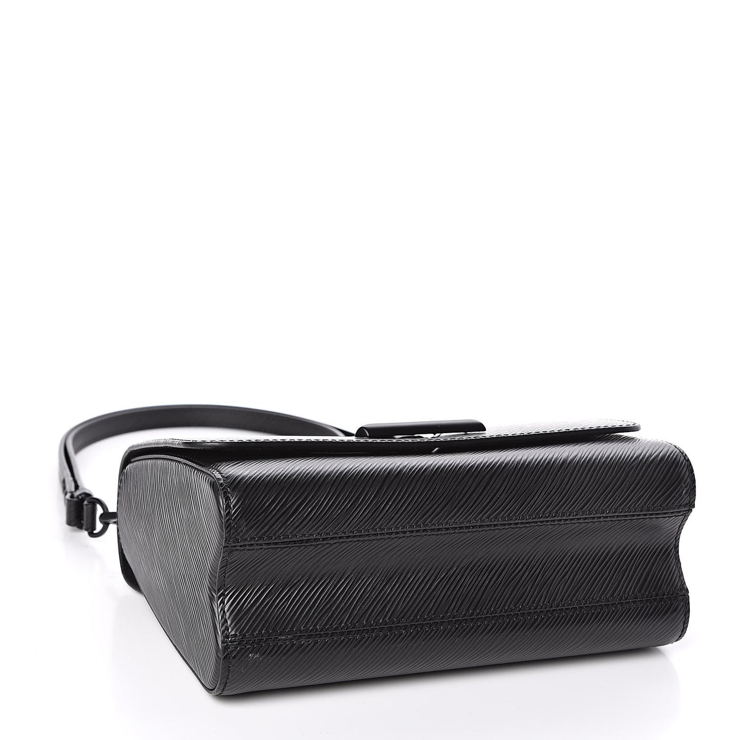 Epi Twist Shoulder Bag MM Matte Black