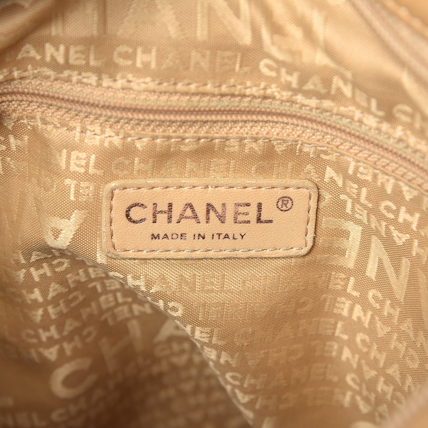 Chanel Lambskin Stitched Medium Ultimate Soft Tote Beige 6 of 15