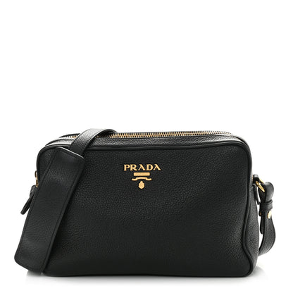 Prada Vitello Phenix Camera Bag Black 1 of 11