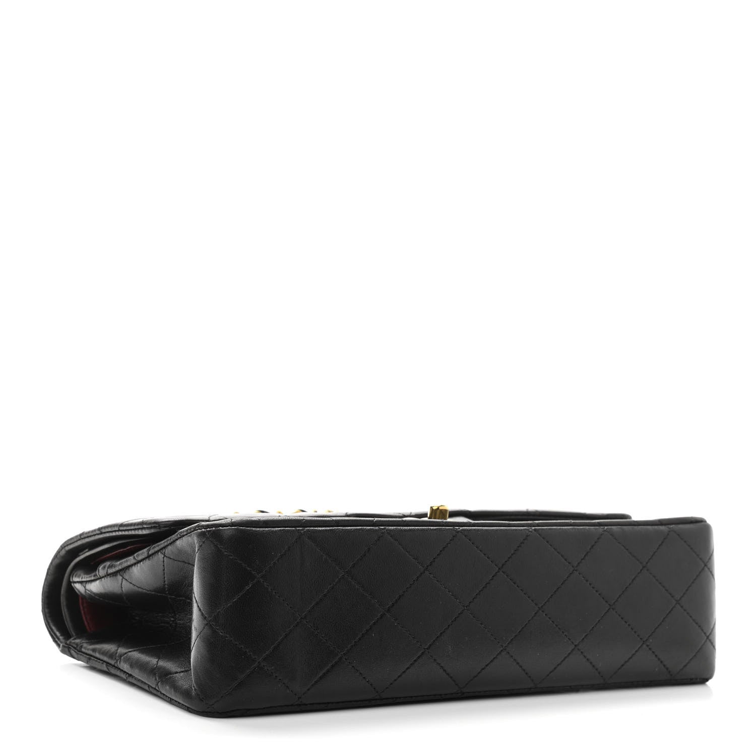 Chanel Lambskin Quilted Medium Double Flap Black 4 of 11