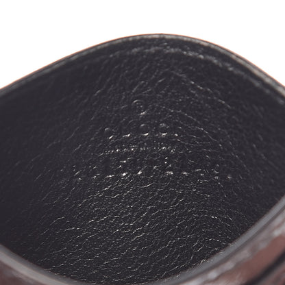 Gucci Suede Patent Web GG Ophidia Card Holder Black 6 of 8