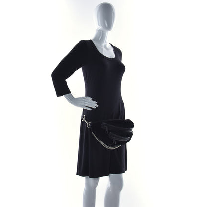 Alexander Wang Mink Fur Attica Belt Bag Black 2 of 12