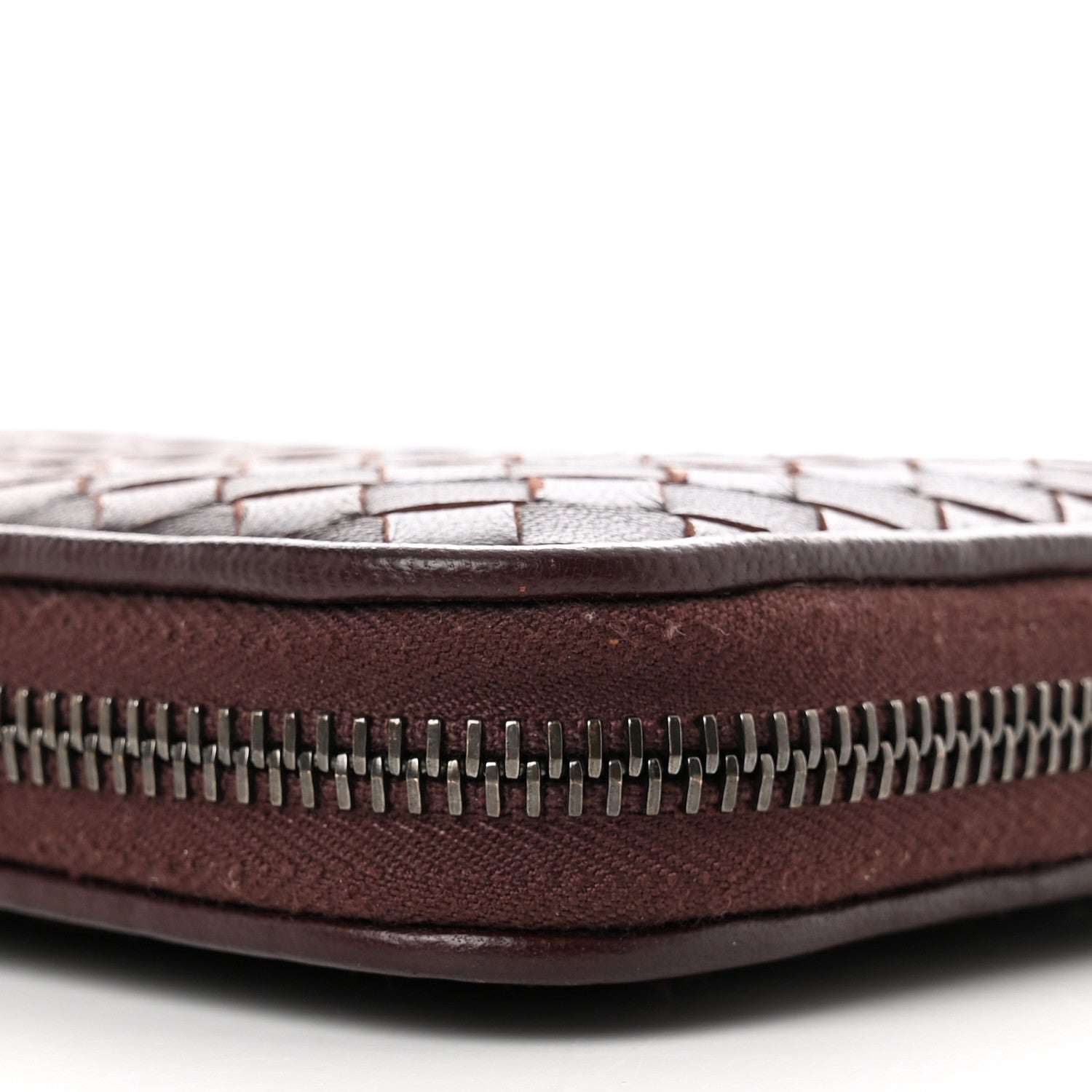Bottega Veneta Nappa Intrecciato Zip Around Wallet Aubergine 11 of 11