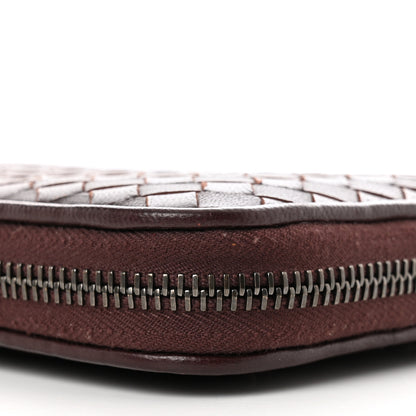 Bottega Veneta Nappa Intrecciato Zip Around Wallet Aubergine 11 of 11