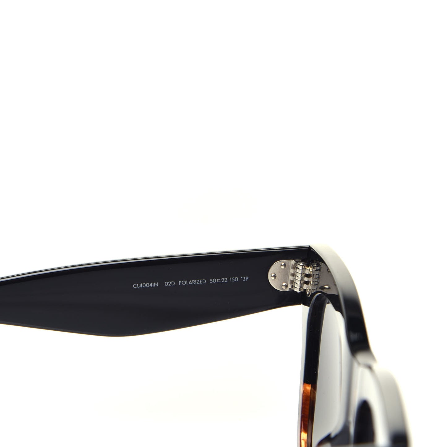 Acetate Polarized Cat Eye Sunglasses CL4004IN Havana Black