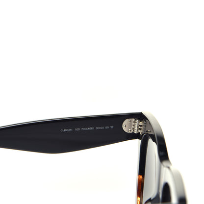Celine Acetate Polarized Cat Eye Sunglasses CL4004IN Havana Black 5 of 7