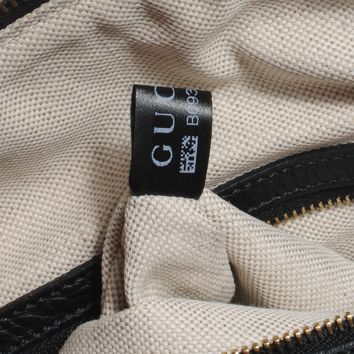 Leather Vintage Web Medium Boston Black