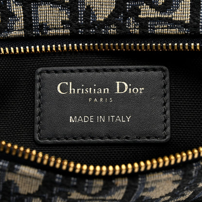 Christian Dior Oblique Medium Diordouble Chain Bag Blue 6 of 14