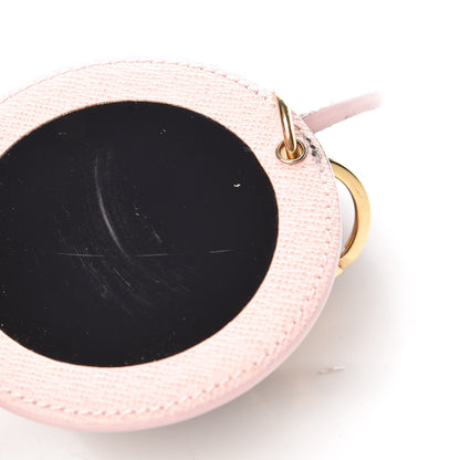 Louis Vuitton Monogram LV Mirror Bag Charm Key Holder Rose Ballerine 7 of 8