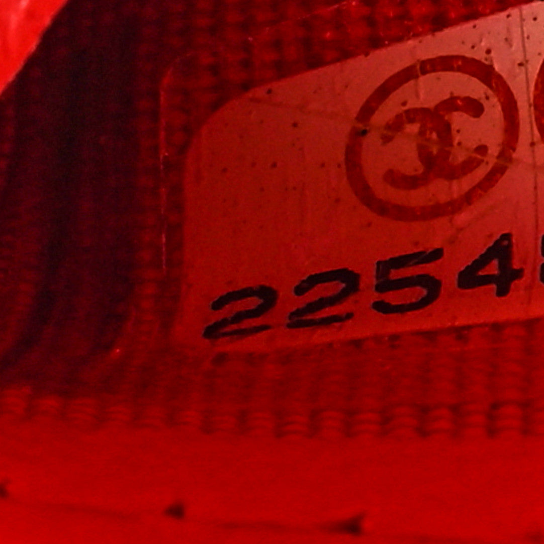 Lambskin Quilted Card Holder Wallet Red