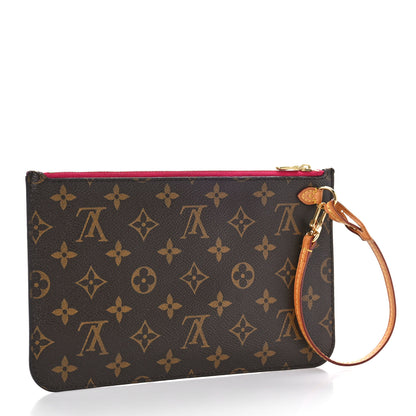 Louis Vuitton Monogram Neverfull MM GM Pochette Pivoine 3 of 8