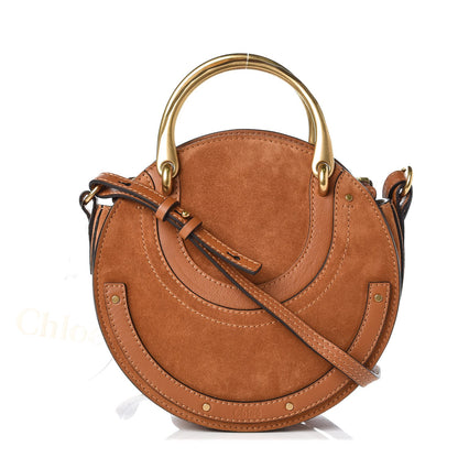Chloe Calfskin Suede Small Pixie Bag Caramel 1 of 7