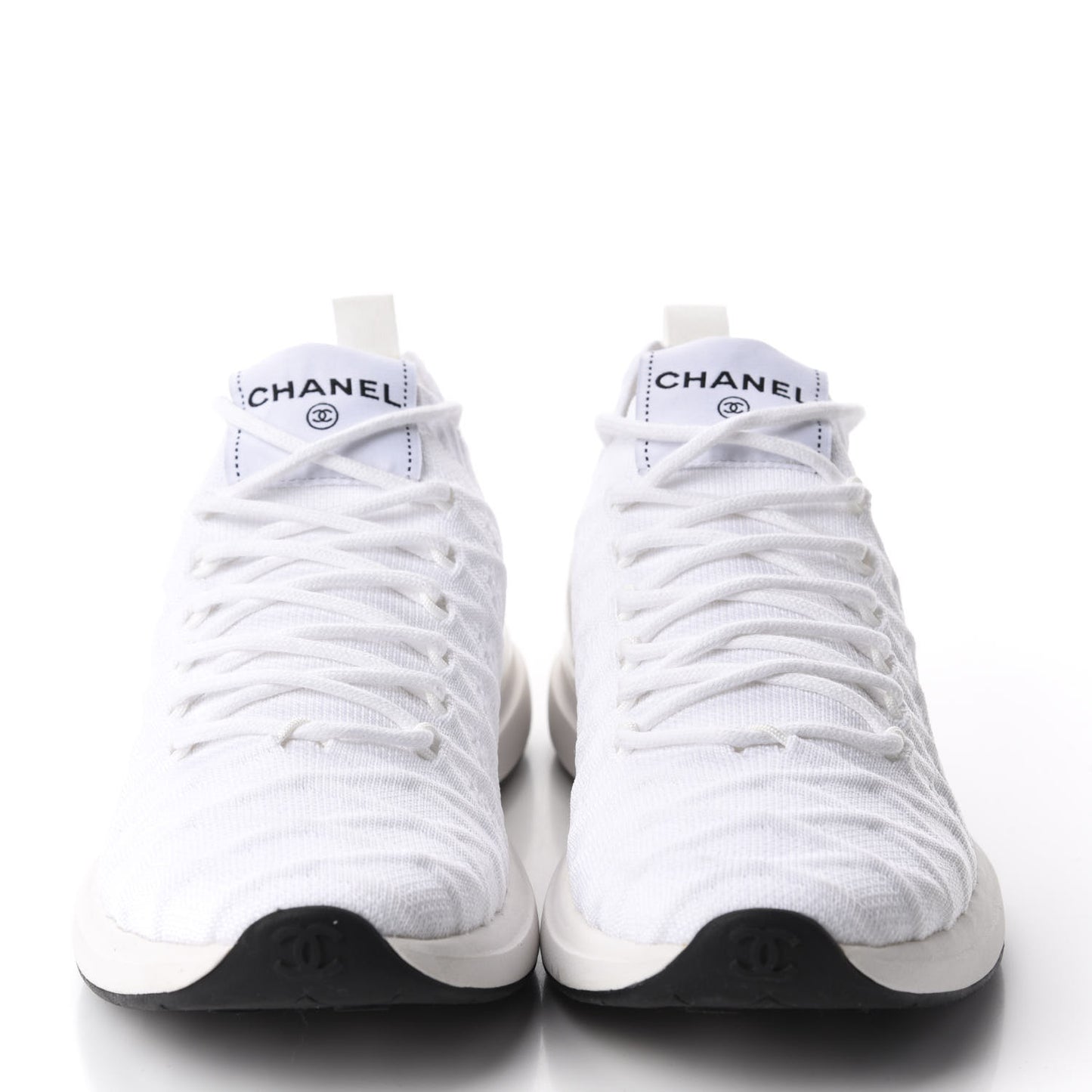 Fabric Logo Sneakers 39 White