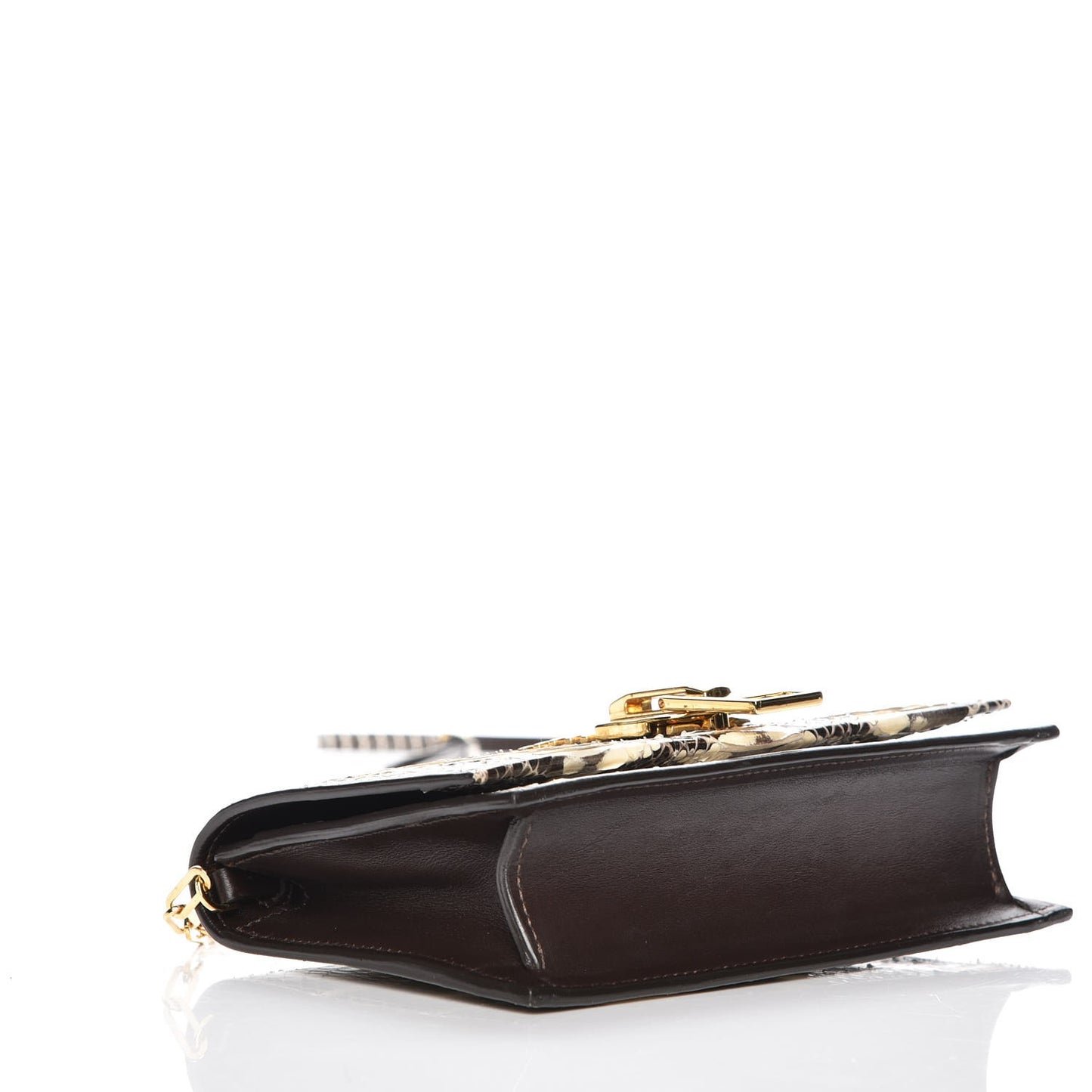 Python Sedgwick Zip Clutch Bag Neutral