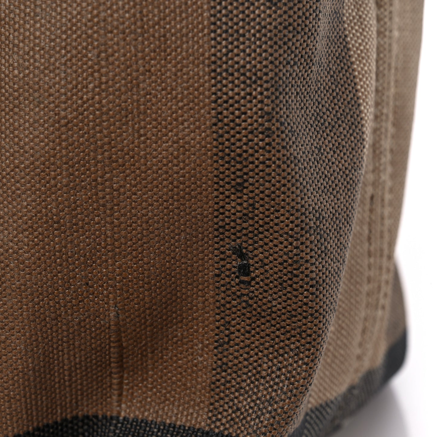 Coated Canvas Mega Check Medium Doodle Tote Black
