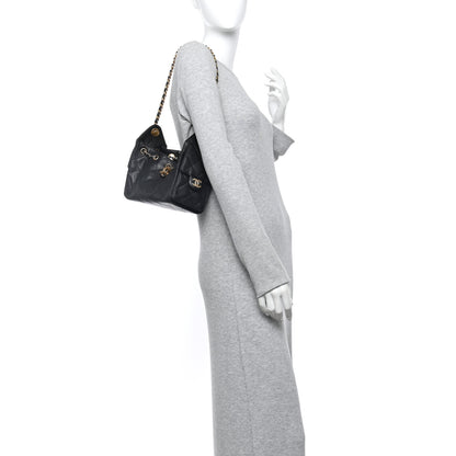 Chanel Caviar Quilted Mini Chanel 25 Handbag Black 2 of 11