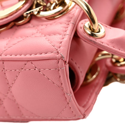 Christian Dior Lambskin Cannage Micro Lady D-Joy Pink 11 of 12