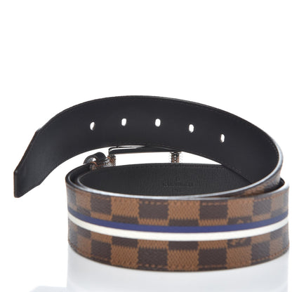 Louis Vuitton Savane Damier Ebene Chapman Belt 85 34 6 of 13