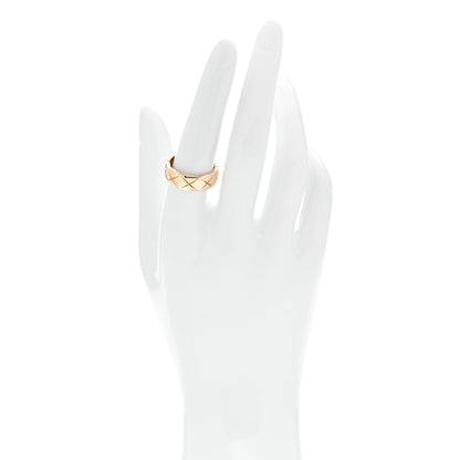 Chanel 18K Yellow Gold Small Coco Crush Ring 55 7.25 2 of 6