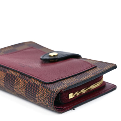 Louis Vuitton Damier Ebene Juliette Wallet Bordeaux Black 12 of 15