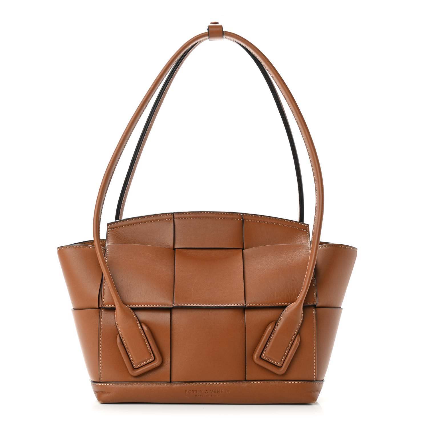 Bottega Veneta French Calfskin Maxi Intrecciato Arco 33 Wood 1 of 11