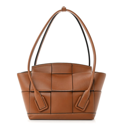Bottega Veneta French Calfskin Maxi Intrecciato Arco 33 Wood 1 of 11