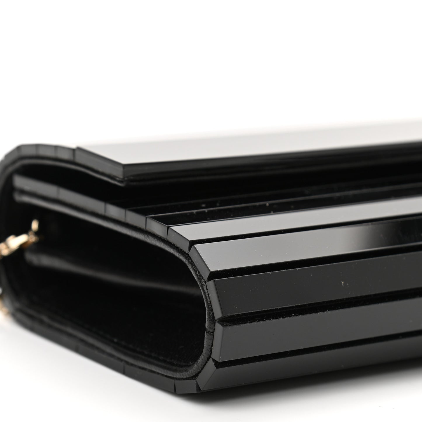 Acrylic Sweetie Clutch Black