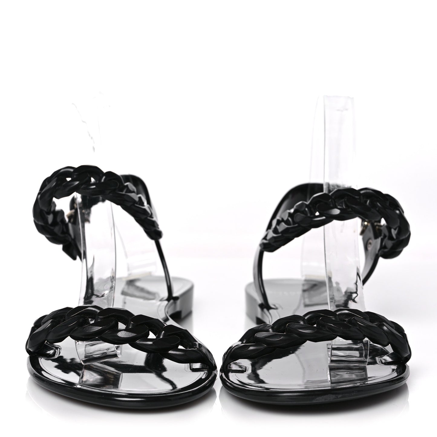 Jelly Chain Nea Sandal Flats 40 Black