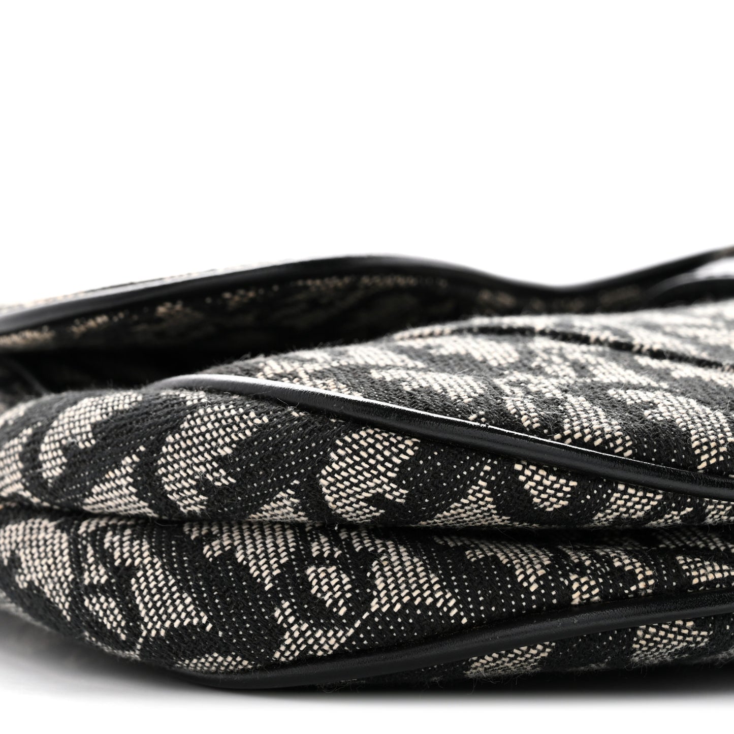 Monogram Saddle Bag Black