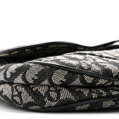Christian Dior Monogram Saddle Bag Black 9 of 15