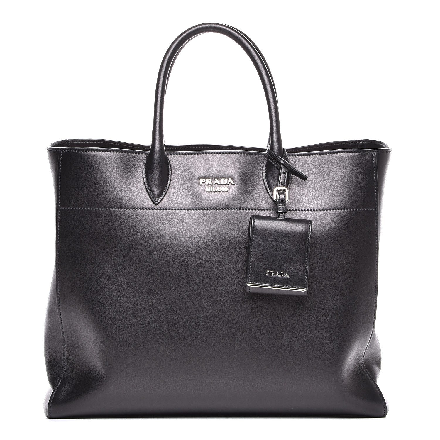 Prada City Calf Tote Nero Black 1 of 8