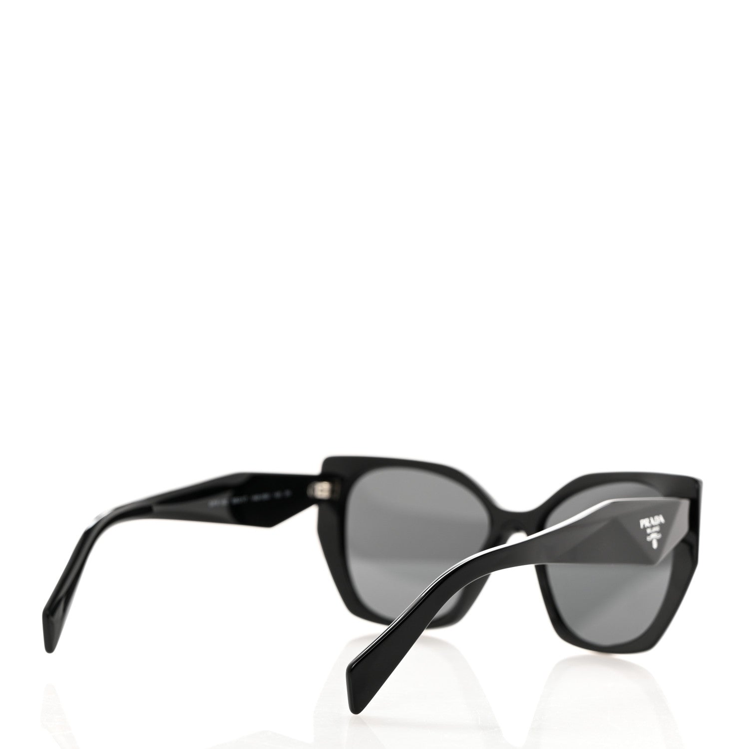 Prada Acetate Symbole Sunglasses SPR 19Z Black 4 of 8