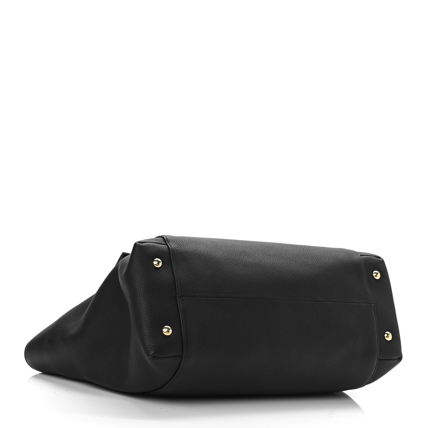 Salvatore Ferragamo Grained Calfskin Bitter Pocket Tote Black 4 of 10
