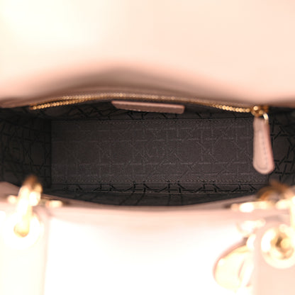 Christian Dior Lambskin Cannage Small Lucky Badges My Lady Dior Fard 5 of 17