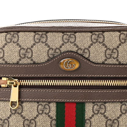 Gucci GG Supreme Monogram Web Small Ophidia Belt Bag 95 38 Dark Brown 7 of 9