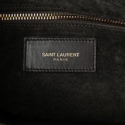 Saint Laurent Calfskin Classic Duffle 12 Earth 6 of 10